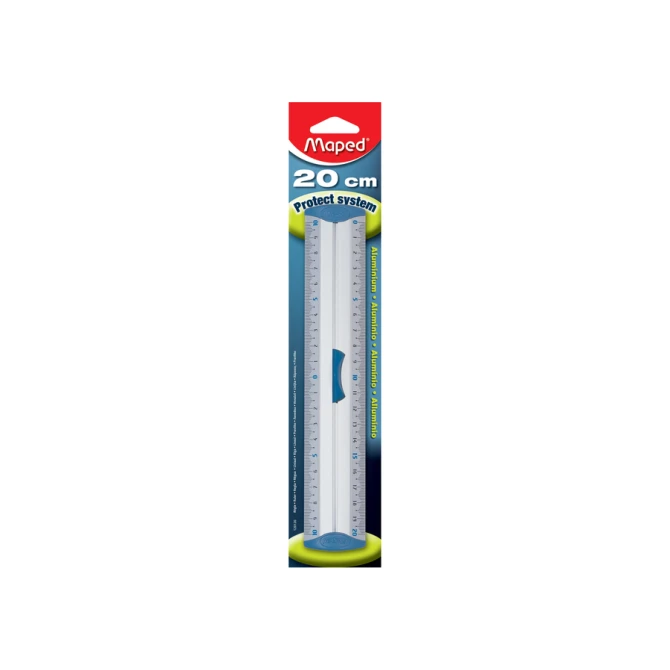 Liniaal Maped met handgreep 20cm aluminium