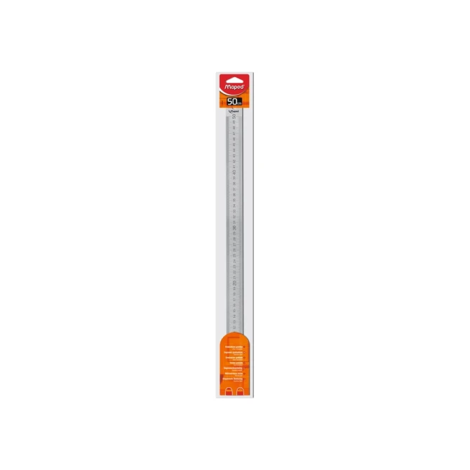 Liniaal Maped metaal 50cm