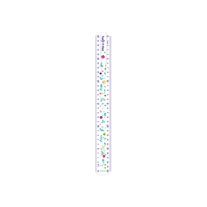 Liniaal Maped Pixel Party Twist 'n Flex 30cm transparant