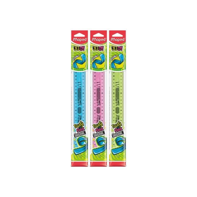 Liniaal Maped Twist 'n Flex 30cm assorti