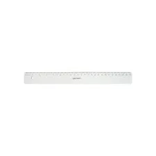 Liniaal Quantore 30cm kunststof transparant