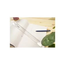 Liniaal Westcott basic kunststof 30cm transparant
