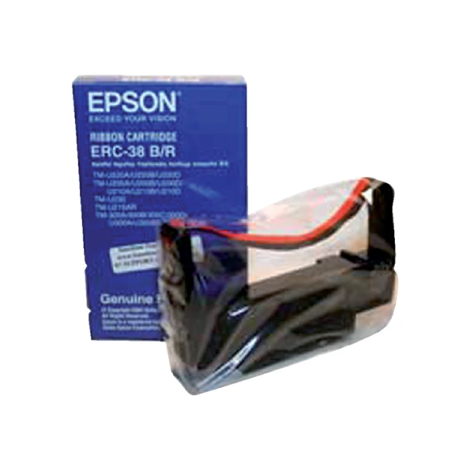 Lint Epson S015245 voor ERC38 nylon zwart/rood