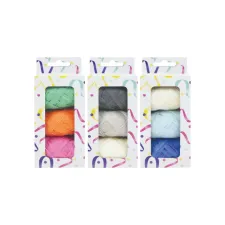 Lint raffia assorti: oranje, groen & roze