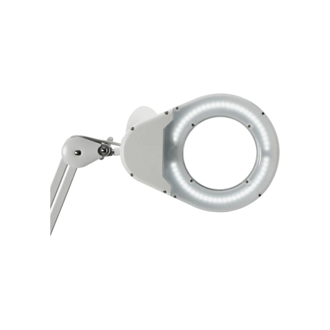 Loeplamp MAUL Viso LED tafelklem wit