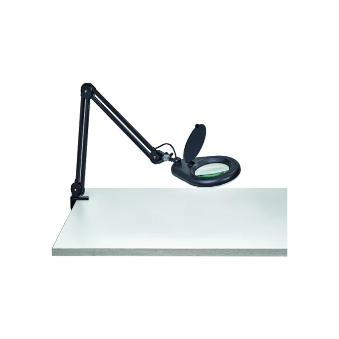 Loeplamp MAUL Viso LED tafelklem zwart