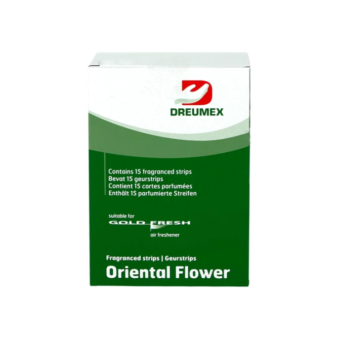 Luchtverfrisser Dreumex Gold Fresh Oriental Flower 15 strips