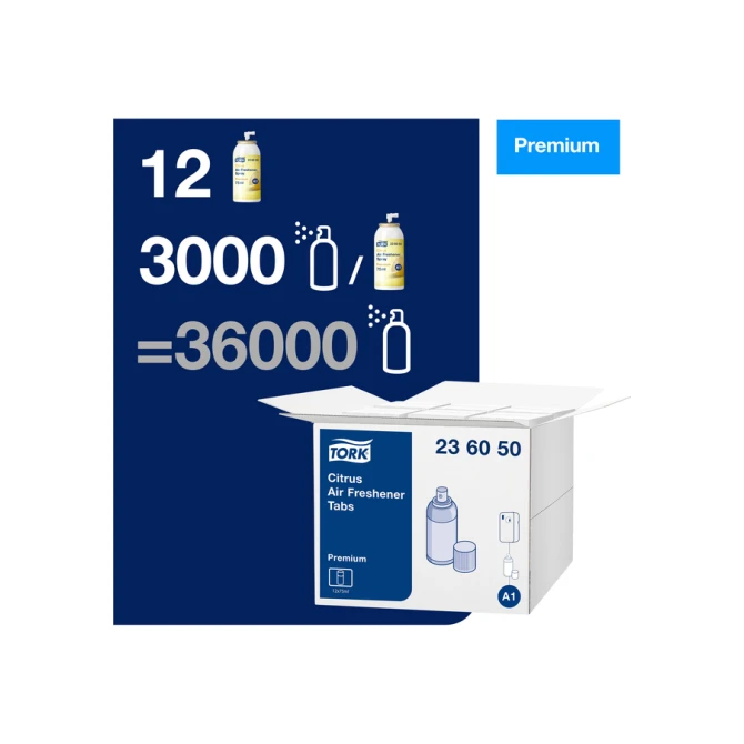 Luchtverfrisser Tork A1 Premium spray citrus 236050