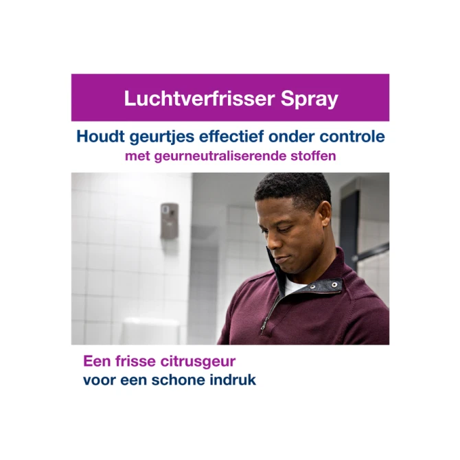 Luchtverfrisser Tork A1 Premium spray citrus 236050