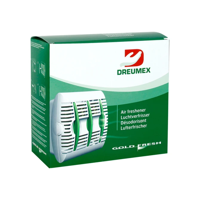 Luchtverfrisserdispenser Dreumex Gold Fresh wit