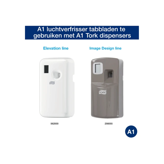 Luchtverfrisserdispenser Tork A1 spray wit 562000