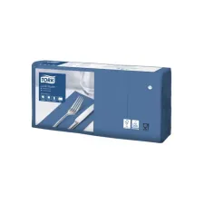 Lunchservet Tork Advanced 1/8 vouw 2-laags 328x325mm 200 vel donkerblauw 477421