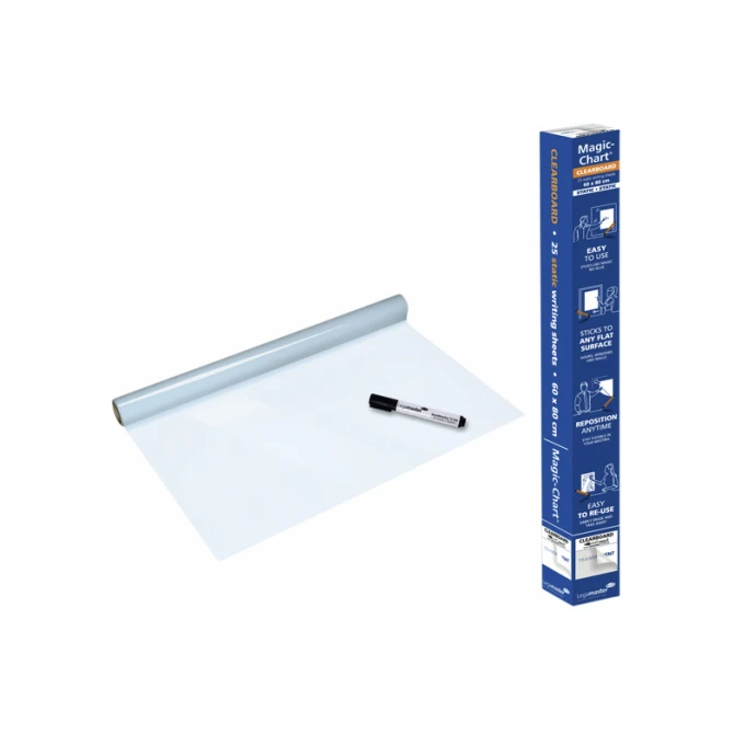 Magic-Chart Legamaster Whiteboard 600x800mm transparant 25 vel