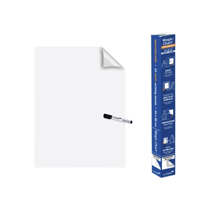 Magic-Chart Legamaster Whiteboard 600x800mm wit 25 vel
