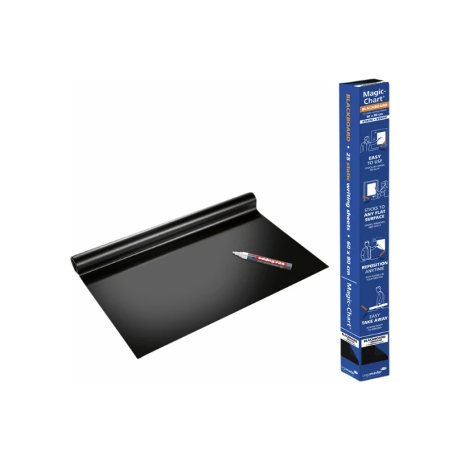 Magic-Chart Legamaster Whiteboard 600x800mm zwart 25 vel