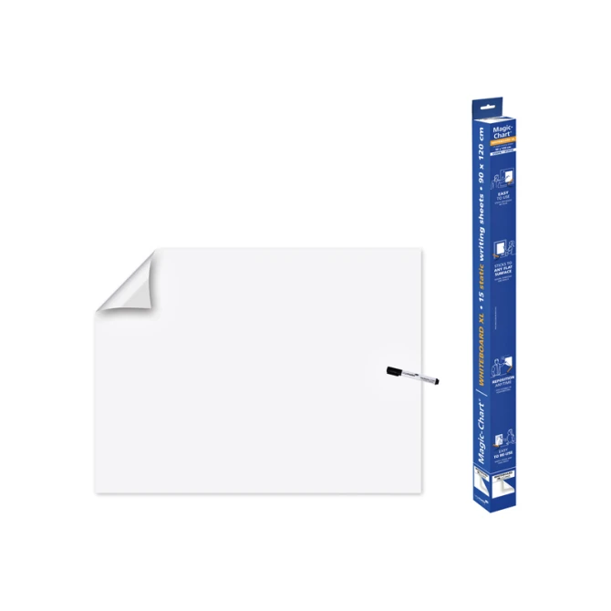 Magic-Chart Legamaster whiteboard XL 90x120cm wit 15 vel
