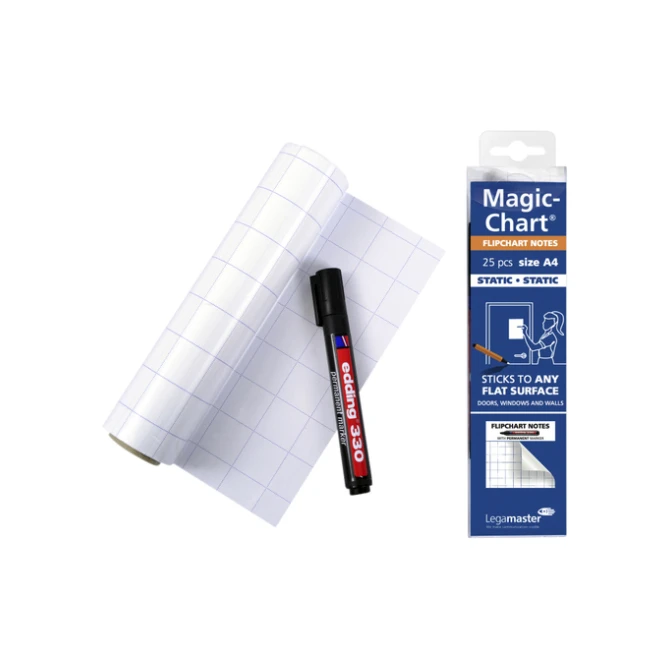 Magic-chart notes Legamaster flipchart 20x30cm 25 vel wit