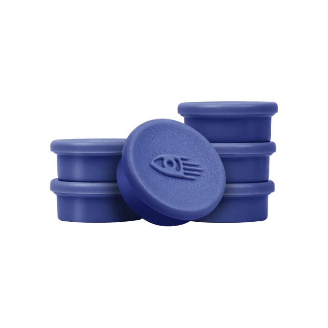 Magneet Legamaster 20mm 250gr blauw 8 stuks