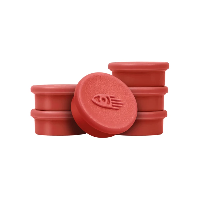 Magneet Legamaster 20mm 250gr rood 8 stuks
