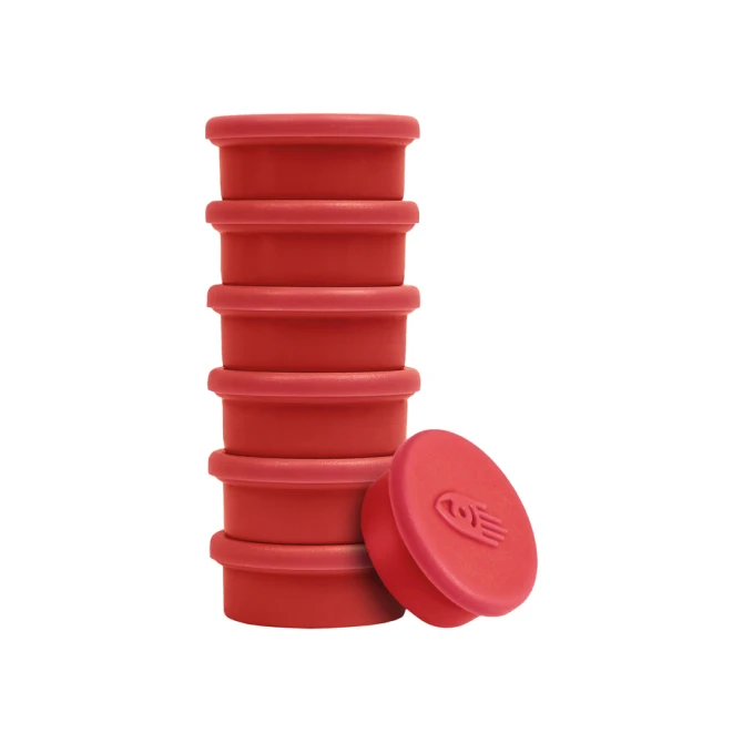 Magneet Legamaster 20mm 250gr rood 8 stuks