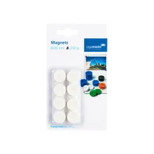 Magneet Legamaster 20mm 250gr wit 8 stuks Magneet Legamaster 20mm 250gr wit 8 stuks