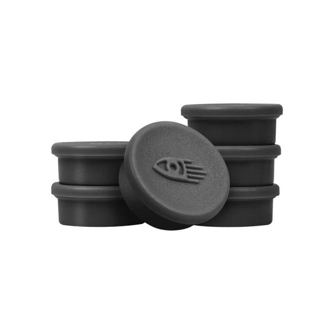 Magneet Legamaster 20mm 250gr zwart 8 stuks