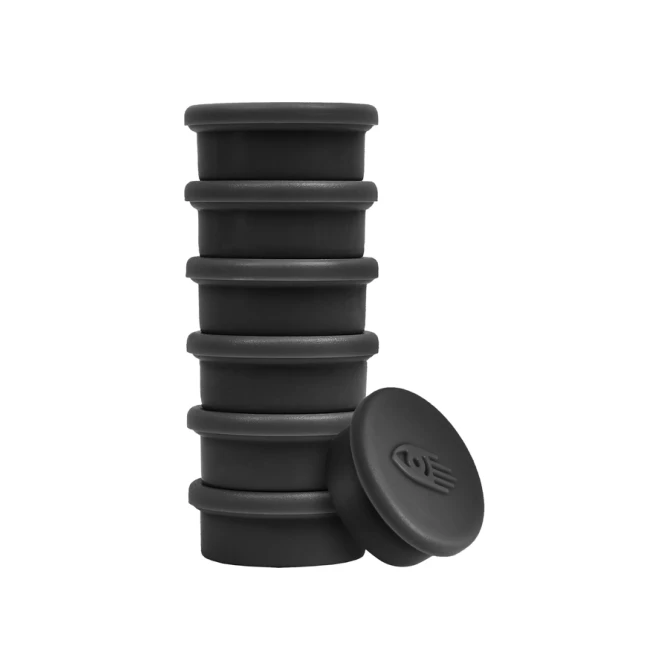 Magneet Legamaster 20mm 250gr zwart 8 stuks