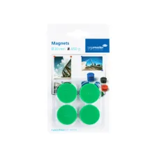 Magneet Legamaster 30mm 850gr groen 4 stuks Magneet Legamaster 30mm 850gr groen 4 stuks