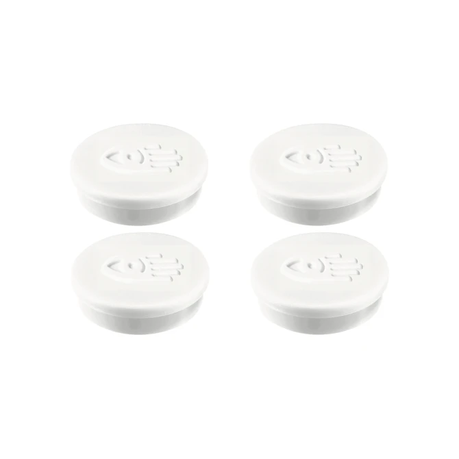 Magneet Legamaster 30mm 850gr wit 4 stuks
