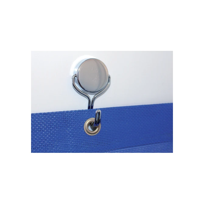 Magneet MAUL Neodymium met haak Ø38,5mm trekkracht 30kg chroom