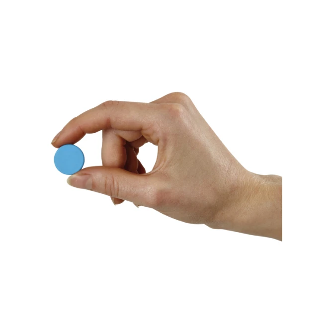 Magneet MAUL Neodymium rond siliconen 19.2x4mm 0,8kg 10 stuks