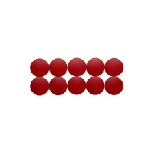 Magneet MAUL Solid 38mm 2500gr rood 10 stuks