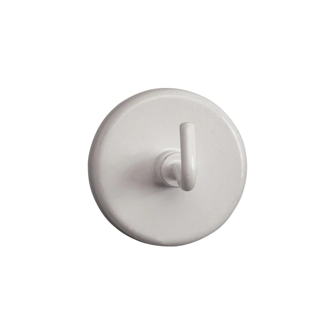 Magneet met haak MAUL 36mm trekkracht 6kg wit 5 stuks