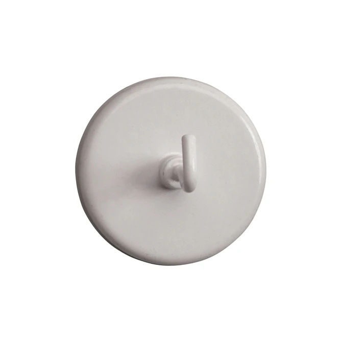 Magneet met haak MAUL 47mm trekkracht 12kg wit 5 stuks
