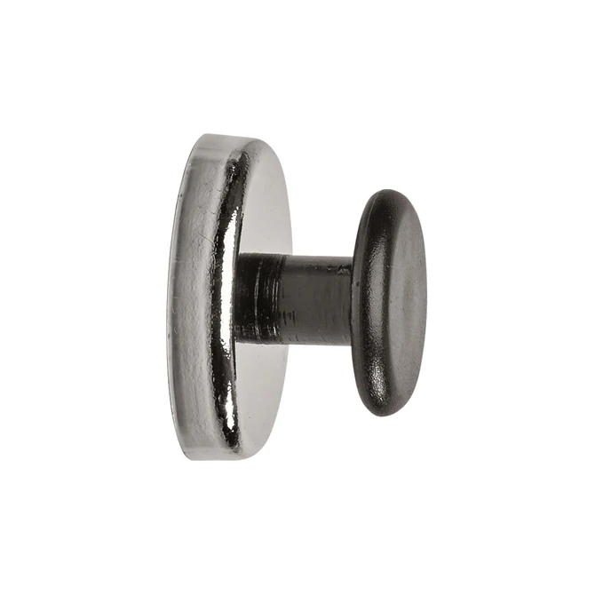 Magneet met knop MAUL Ø36mm trekkracht 5kg chroom/zwart
