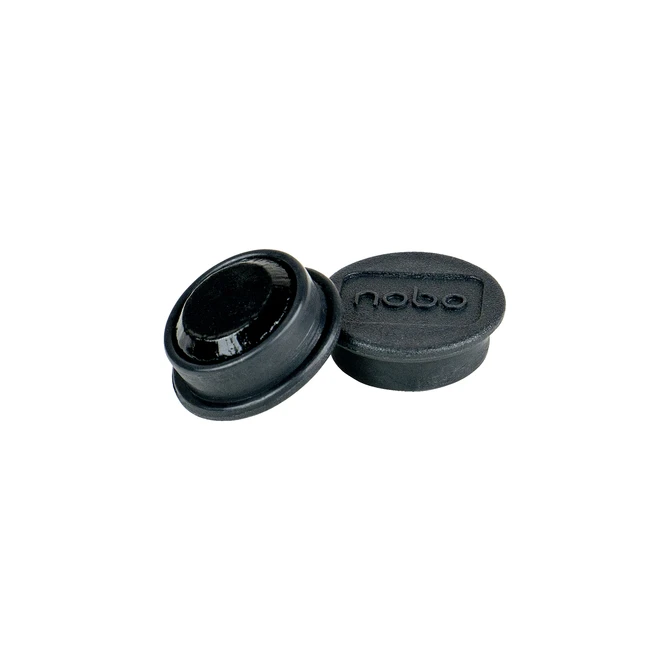 Magneet Nobo 13mm zwart 10 stuks