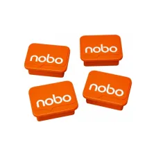 Magneet Nobo 22mm oranje 4 stuks