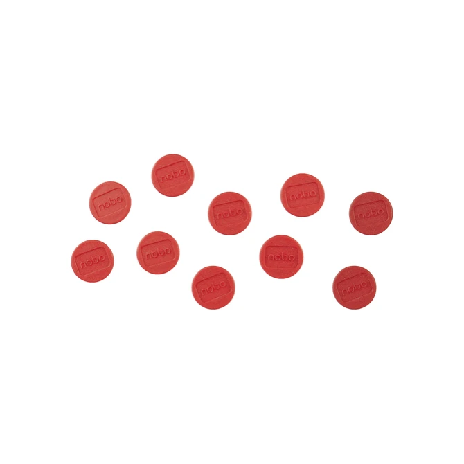 Magneet Nobo 24mm rood 10 stuks