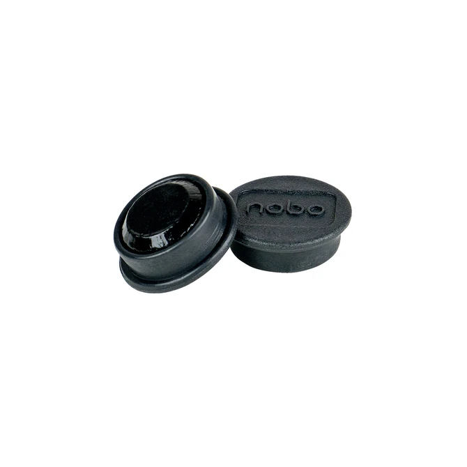 Magneet Nobo 24mm zwart 10 stuks