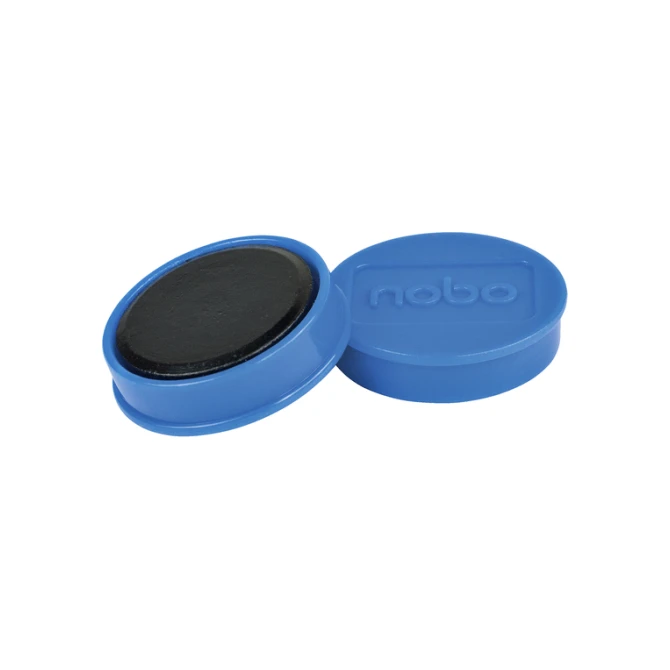 Magneet Nobo 32mm blauw 10 stuks