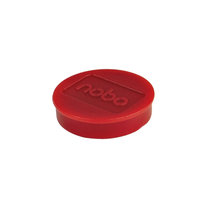 Magneet Nobo 32mm rood 10 stuks