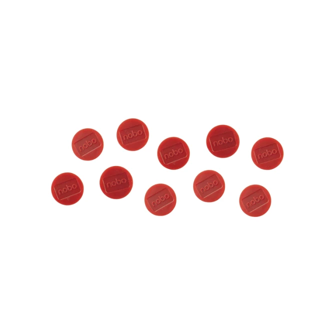 Magneet Nobo 32mm rood 10 stuks