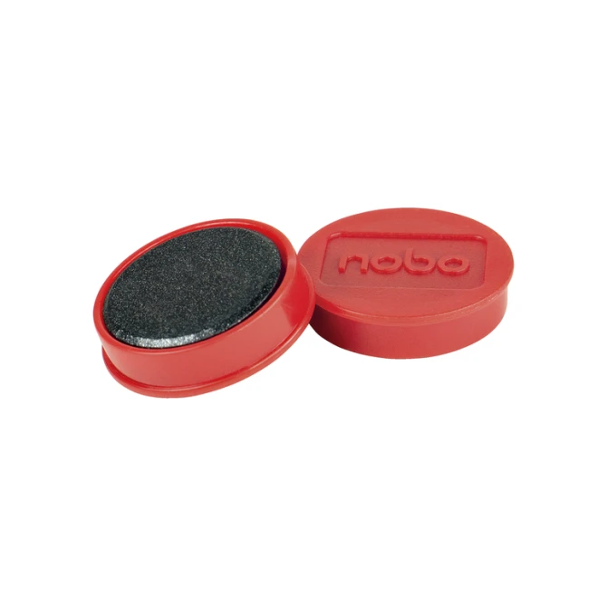 Magneet Nobo 32mm rood 10 stuks
