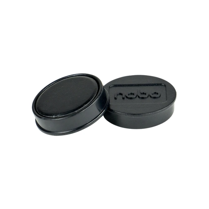 Magneet Nobo 32mm zwart 10 stuks