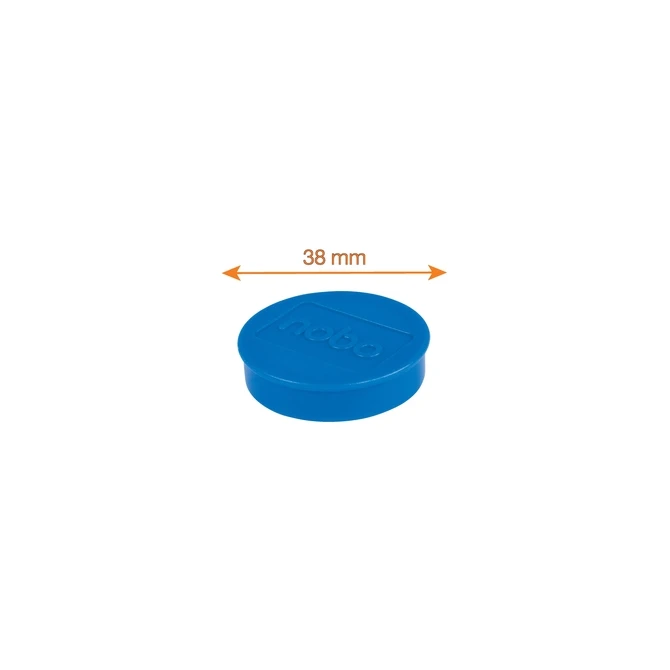 Magneet Nobo 38mm blauw 4 stuks