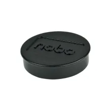 Magneet Nobo 38mm zwart 10 stuks