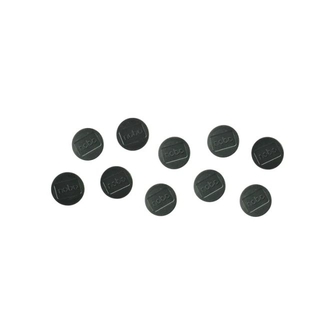 Magneet Nobo 38mm zwart 10 stuks