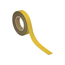 Magneetband MAUL beschrijf- wisbaar 10mx30mmx1mm geel