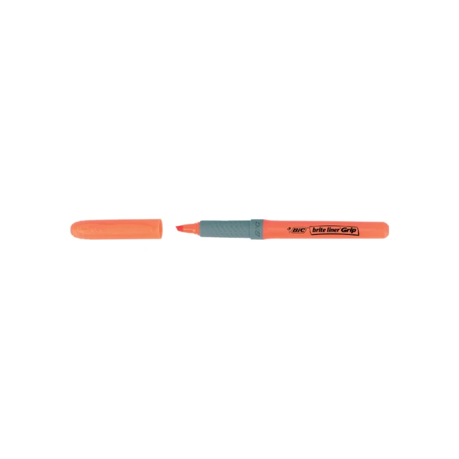 Markeerstift Bic brite liner grip oranje