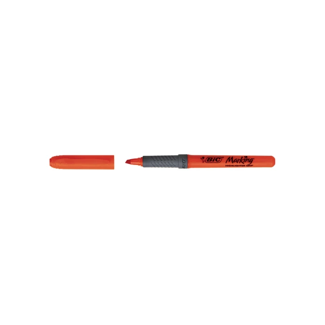 Markeerstift Bic brite liner grip oranje